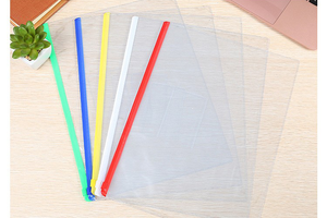 Wholesale Clear Waterproof PP Zipper <b>File</b> Bag Document Pouch Moisture-Proof A3 Document Bag for School Office Travel Storage - Product Image 3