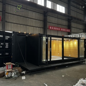 Container Espandibile da 20 Piedi per Negozio Mobile Rustico, <span class=keywords><strong>Casa</strong></span> Prefabbricata Portatile con Struttura in Acciaio per Negozi di Abbigliamento - Product Image 4