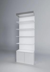 Nuovo Stile Espositore Cosmetici Multilivello di Tendenza, Vetrina <span class=keywords><strong>Angolare</strong></span> per Cosmetici e Profumi - Product Image 3