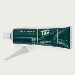 ซิลิโคนซีลแลนท์ ZT55 DOWSIL ชนิดเป็นกรด ได้รับการรับรองมาตรฐานสำหรับอาหาร ใช้ได้หลากหลาย RTV สำหรับอุตสาหกรรมและครัวเรือน กาวซีลใส 300 มล. - Product Image 1