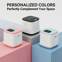 Petit chauffe-serviettes électrique 16L facile à transporter, avec écran numérique, minuterie à temporisation, indicateur de température, certifié FCC ETL, pour usage domestique et centres de spa, à brancher.