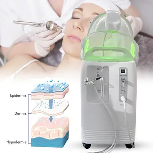 Pulverizador de cáscara de chorro de terapia de oxígeno 2024, máquina de oxigenación Facial, máquina Facial Geneo, máquina Facial oxigenada hiperbárica