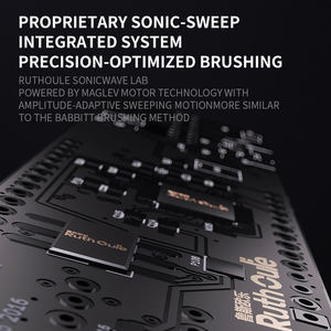 V6 हाई-टेक इलेक्ट्रिक टूथब्रश 260-दिन लंबे धीरज सोनिक 46000 कंपन जलरोधी कठोर दांत सफेद - Product Image 4