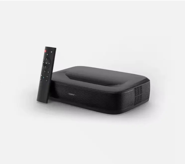 YDH-RGB318K 2025 Mini 4K DLP Laser Projector 3600 Lumens Ultra Short Throw Bedroom Living Room RGB Three Color Laser Projector
