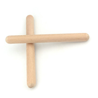 Rhythm Stick Educational Musical Sticks Wood Claves Kids Percussion Instrument for School Music Class 1 Pair