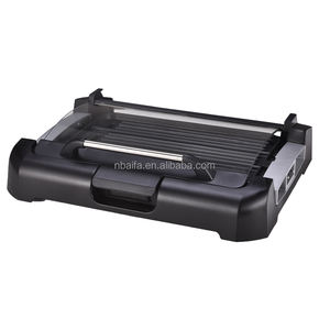 Aifa Gril réversible <span class=keywords><strong>2</strong></span> en 1 et plaque chauffante thermostat réglable avec couvercle en verre amovible - Product Image 3