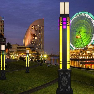 Farola Solar LED de Alta Potencia para Parques, Plazas, Patios, Zonas Residenciales e Iluminación de Carreteras con Control Remoto - Product Image 3
