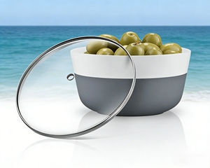 <span class=keywords><strong>Tapa</strong></span> de Vidrio Templado Tipo C con Ajuste Estable, Diseño Antiderrame, Parte Superior de Vidrio Visible para Todo Tipo de Utensilios de Cocina - Product Image 4