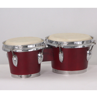 Professional Birch Wood Bongo Set Ergonomic Design Options Handcrafted Wooden Shells Tunable Sheepskin for Percussion XINSEN