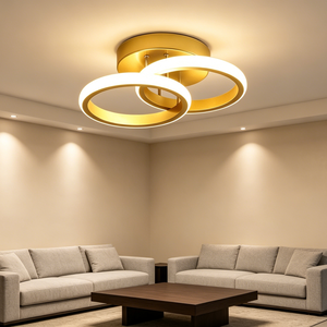 Lampadario a <span class=keywords><strong>LED</strong></span> da Soffitto per Soggiorno, Luce Moderna da Soffitto per Cucina e Sala da Pranzo - Product Image 2