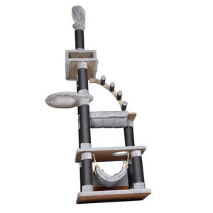 Poste <span class=keywords><strong>à</strong></span> gratter <span class=keywords><strong>chat</strong></span>, sol en acier inoxydable, se fixe <span class=keywords><strong>à</strong></span> plafond, base interactive, poste <span class=keywords><strong>à</strong></span> gratter - Product Image 6