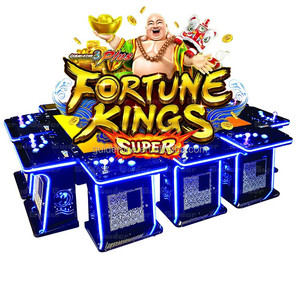 2025 thiết kế mới khuyến mãi đồng tiền hoạt động <span class=keywords><strong>Arcade</strong></span> cá bảng trò chơi máy 10 chỗ ngồi Fortune Kings - Product Image 1