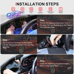 È applicabile alla modifica e all'aggiornamento del quadro strumenti a quadro digitale per <span class=keywords><strong>X5</strong></span>-<span class=keywords><strong>F15</strong></span> BMW (2014-2017) - Product Image 3