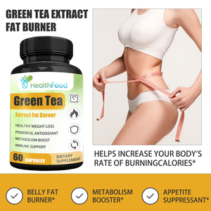 Factory Direct Green Tea Extract Fat Burner Capsules Supports Detoxification Programs Supports Healthy Digestion Capsules - Product Image 5