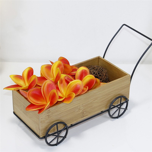 QSLH VF015 Nhân Tạo Plumeria Rubra PU Bất Động Cảm Ứng Egg Flower Head Cho Trang Trí Nội Thất - Product Image 6