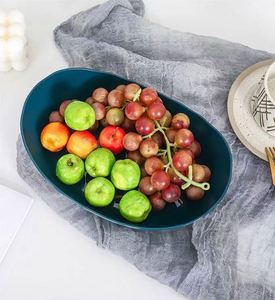 Plato de Frutas Creativo de Tres Niveles, Plato de Cerámica Europeo Personalizado para Frutos Secos, Bandeja para Dulces y Bocadillos, Cesta de Frutas - Product Image 3