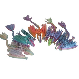 Servicios de Mecanizado 3D FDM: Dragón Impreso en 3D Personalizado, Biodegradable, con Estructura de Bisagra Flexible y Móvil para Descompresión - Product Image 5