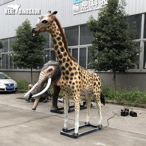 Parc d'attractions Zoo grandeur nature 3D Modèle géant Simulation d'animal Animatronique Girafe - Product Image 2