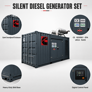 เครื่องกำเนิดไฟฟ้า Foshan แบบเงียบ 20KVA 25KVA 30KVA 50KVA 100KVA 150KVA 200KW เครื่องกำเนิดไฟฟ้าดีเซลแบบเงียบ ราคาโรงงาน - Product Image 3