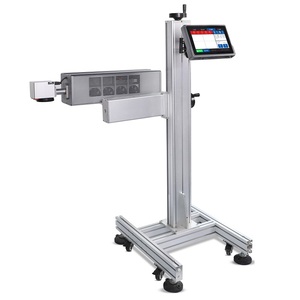 Máy đánh dấu <span class=keywords><strong>laser</strong></span> bay CO2 <span class=keywords><strong>40W</strong></span>/60W mới với loại giàn <span class=keywords><strong>CNC</strong></span> galvo tốc độ cao cho vật liệu thủy tinh và phi kim loại - Product Image 2