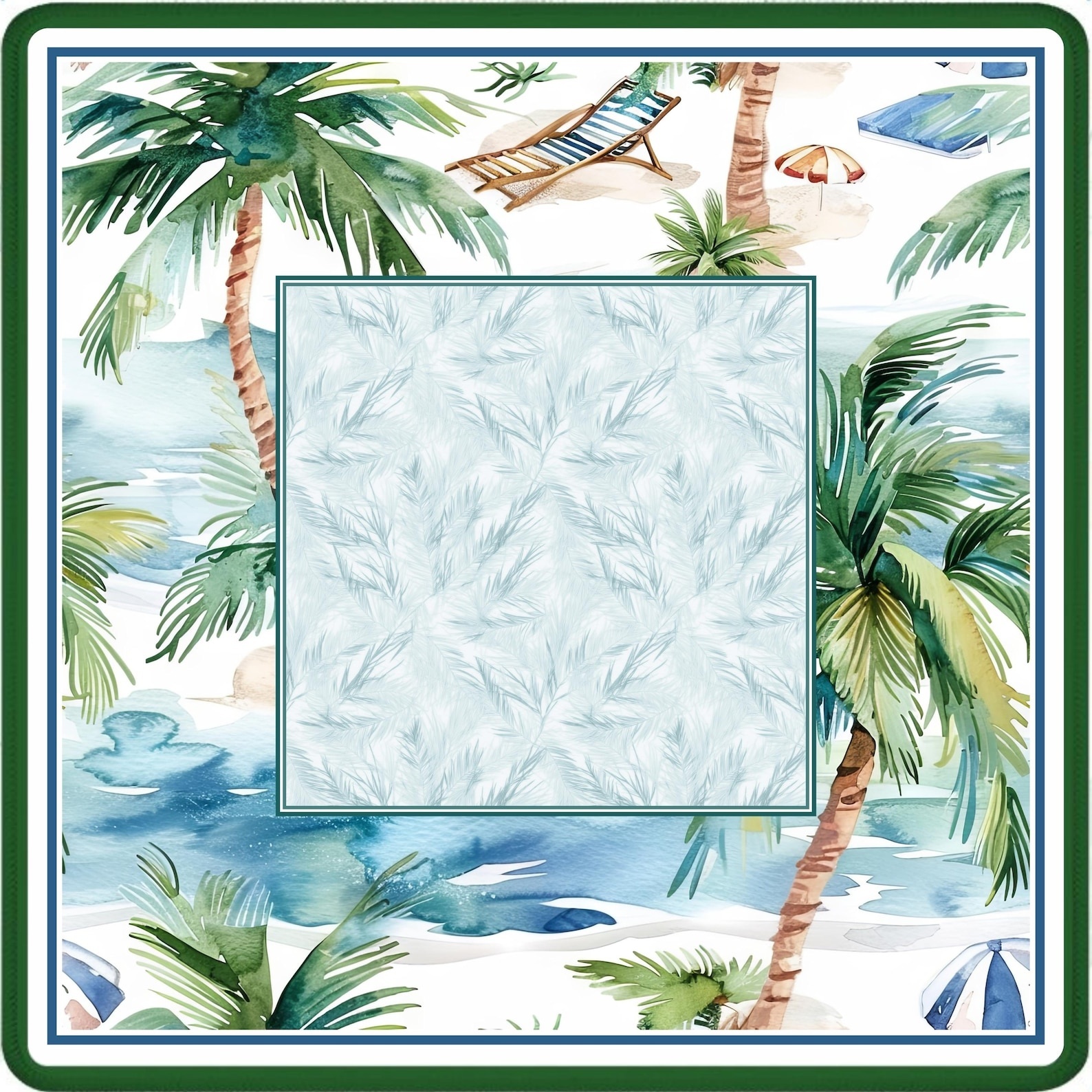 Tapis bleu