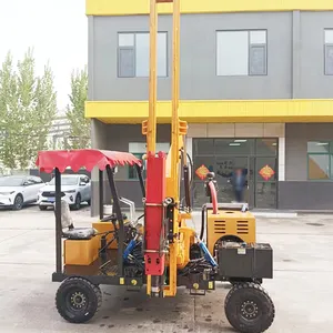 Yugong Small Wheels Hammer Pile Driver Tractor Pole Anchor Hydraulic Pile Driver For Sale