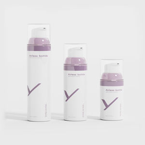 Luxus Kunststoff PP 30ml 50ml 75ml Airless <span class=keywords><strong>Pump</strong></span> flasche für Gesicht Augen creme Lotion <span class=keywords><strong>Shampoo</strong></span> Custom Logo Zylinder Kosmetik verpackung - Product Image 6