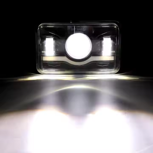 Proyector de Alta Calidad S1 con Luz Alta y Baja, Lente de Faro Cuadrada de 4x6 Pulgadas, 45 Vatios, IP68 Impermeable, 12-24v DC, Ajuste Universal - Product Image 6