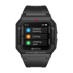 Yeni 2021 Zeblaze Ares akıllı saat kablosuz Smartwatch 3 ATM kalp hızı izleme 15 gün pil ömrü Android IOS için izle telefon