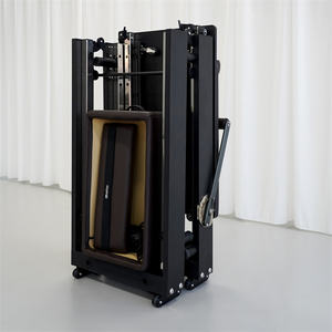 Equipo de Pilates Multifuncional de <span class=keywords><strong>Venta</strong></span> Directa de Fábrica, Reformer de Pilates Plegable Negro para Ejercicio - Product Image 4