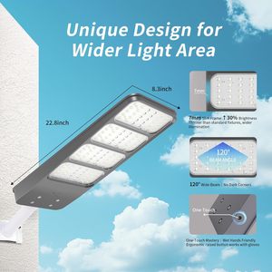 Lampe solaire intelligente à LED avec intégration de batterie solaire et caméra CCTV, tout en un - Product Image 2
