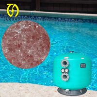 Vente en gros usine JUESHUI – Copeaux de polyéthylène rose clair, sable cristallin transparent pour filtre de piscine, terrazzo, sol époxy, décoration artisanale