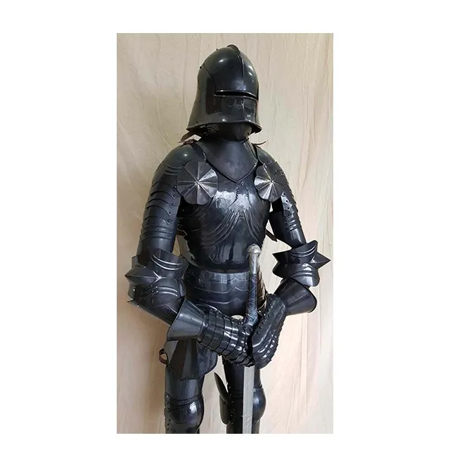 Século 15 Medieval Gothic Armor Suit Battle Warrior Full Body Armor Do Fabricante Indiano