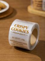 Rollos de Película de Embalaje Personalizados, Duraderos y de Grado Alimenticio, con Sello Adhesivo para Galletas, Gelatina, Aceite de Oliva, Fideos y Ensaladas
