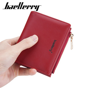 Baellerry Women's Short Wallet Solid Color Zipper Coin <b>Purse</b> Fashionable Multifunctional Everyday Use - Product Image 5