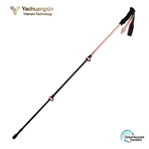 Bâton de marche télescopique avec longueur réglable et poignée antidérapante pour la randonnée et l'alpinisme en plein air - Product Image 3
