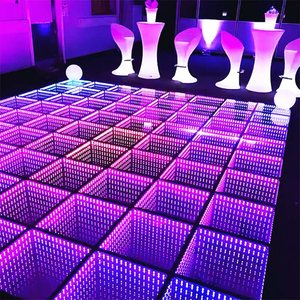 Suministros de fiesta vinilo pista de baile envoltura boda personalizada con luz de relleno Led - Product Image 3