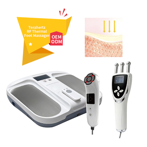 Appareil de massage des pieds pour le bien-être domestique, masseur thermique des pieds avec deux sondes portatives et fonction de minuterie - Product Image 1