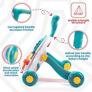 Trotteur d'apprentissage multifonctionnel pour bébé, trotteur multifonction pour tout-petit, soins, activité d'apprentissage, marche - Product Image 4