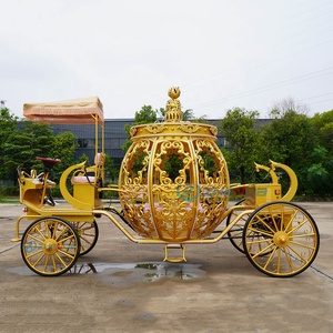Carroza Real Dorada de Calabazas Eléctrica Zhenda, Grande y Hermosa, para Bodas, de Henan, para Princesas, Venta al por Mayor - Product Image 1