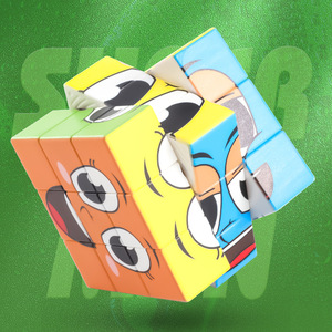 Yuxin 3x3 Magnetic Rubik's Cube Muscular <b>Man</b> Design With Stand Creative Ornament <b>Gift</b> Toy - Product Image 2