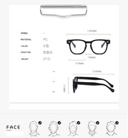 Fabricants de montures de lunettes de vue transparentes de qualité supérieure, lunettes pour femmes, anti-lumière bleue, lunettes rondes optiques
