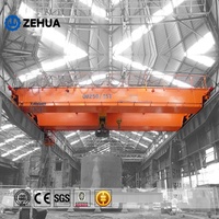 Grúa Puente de Doble Viga QD de Alta Calidad, 125 Toneladas, Controlada por PLC, Accionada por Motor, para Uso en Talleres y Fábricas