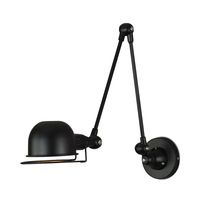 Lampe murale rétro industrielle à bras long télescopique pliable, éclairage d'étude, angle réglable, bras pivotant