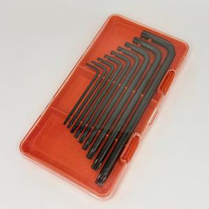 Black plum blossom plastic box 9PC star-shaped manual polygonal wrench <strong>set</strong> universal manual maintenance plum blossom <strong>key</strong> - Product Image 2