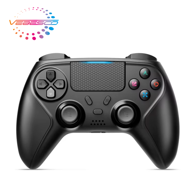For PS4 Wireless Lighting Game Controller with Dual Motors and 6-Axis Sensor Private Mold Handle
