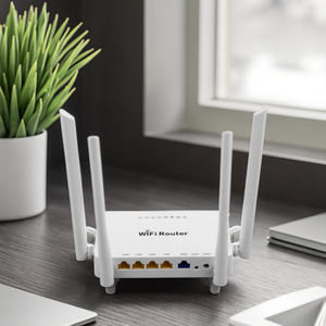 We1626 Bộ định tuyến Wifi openwrt 2.4G 300Mbps cổng USB bán nóng bộ định tuyến wifi Bốn ăng-ten Bộ định tuyến không dây - Product Image 4