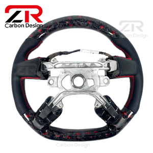 Volante Personalizzato in Fibra di Carbonio Forgiata con Display LED per Chrysler 300 300c - Product Image 6