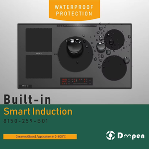 Venta Directa de Fábrica, Cocina de Inducción Eléctrica Integrada de Cinco Quemadores, Control Inteligente por Aplicación WIFI, 11130 Alta Potencia, 220-240V - Product Image 6