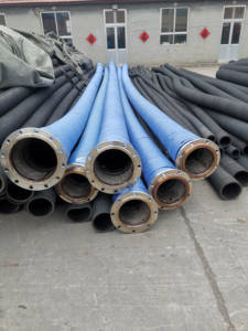 ท่อยางที่ทนต่อการสึกหรอสำหรับการขุดลอกแท่นและการดูดน้ำและปล่อย NR SBR พร้อมครีบ ANSI - Product Image 4